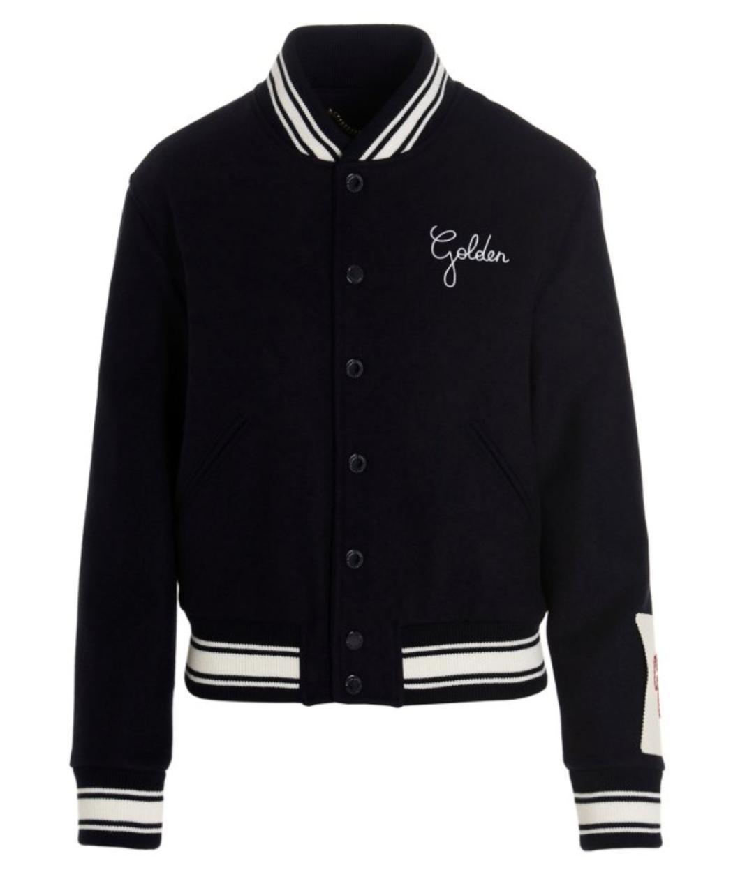 GOLDEN GOOSE DELUXE BRAND Черная шерстяная куртка, фото 1