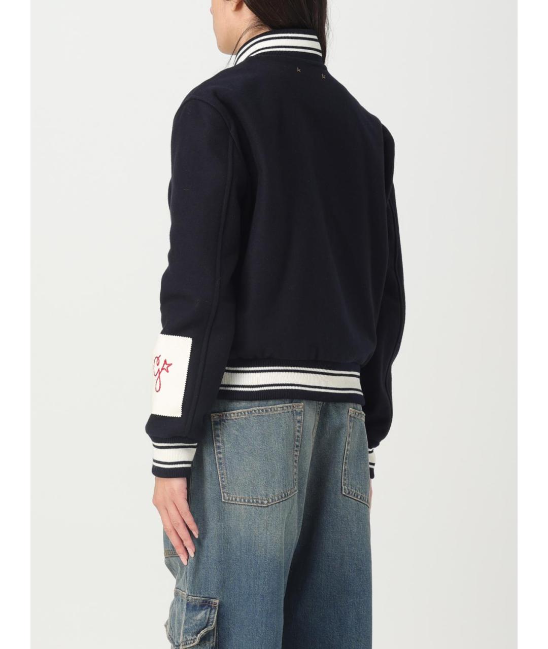 GOLDEN GOOSE DELUXE BRAND Черная шерстяная куртка, фото 3