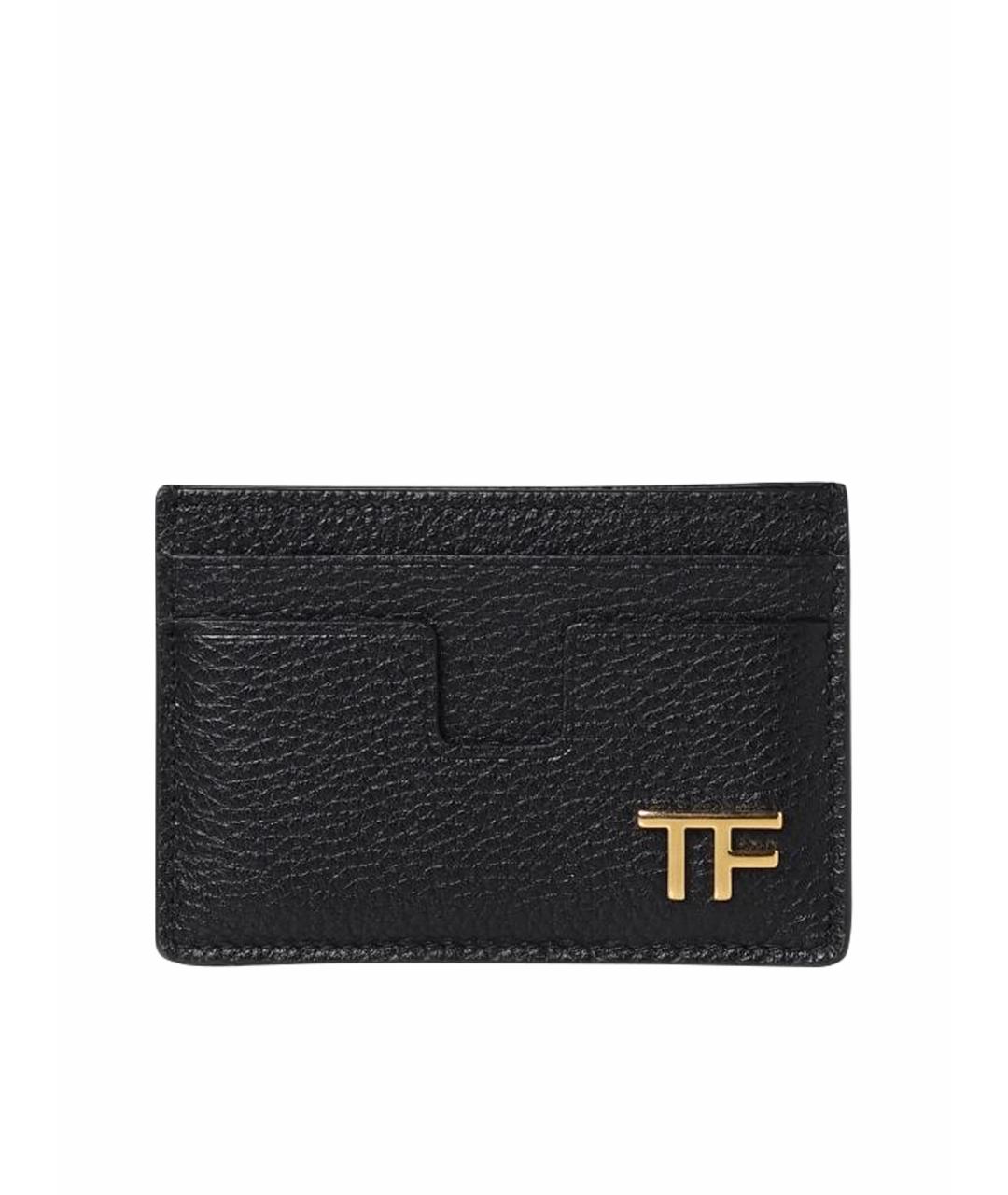 TOM FORD Черный кожаный кардхолдер, фото 1