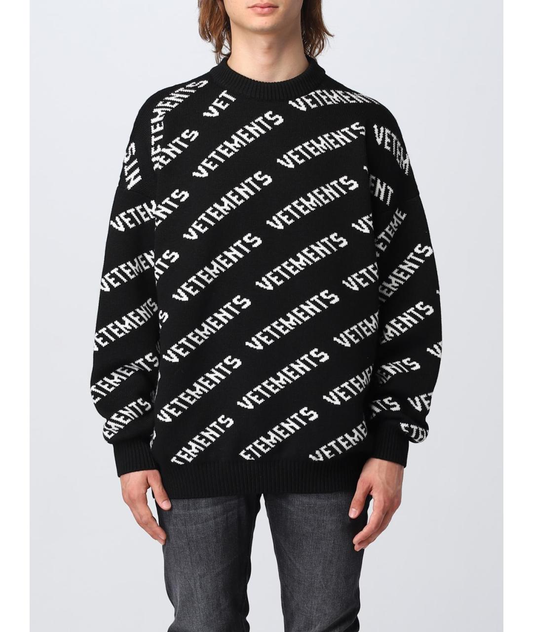 VETEMENTS Черный джемпер / свитер, фото 2