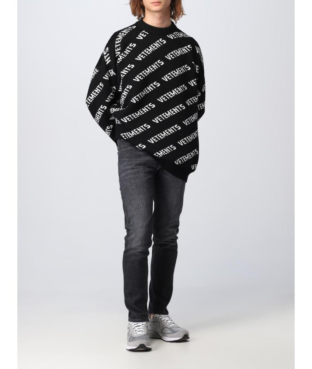 VETEMENTS Черный джемпер / свитер, фото 3