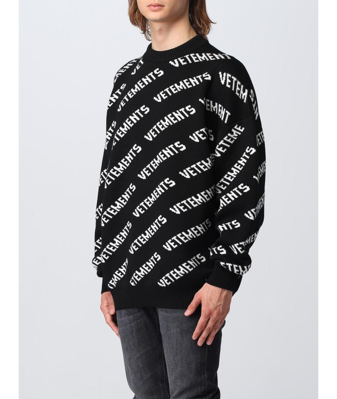 VETEMENTS Черный джемпер / свитер, фото 5