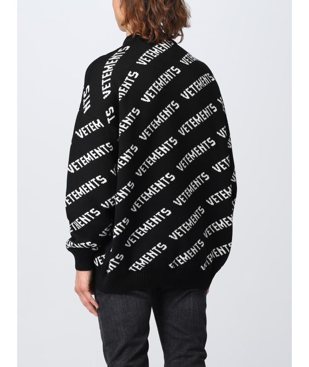 VETEMENTS Черный джемпер / свитер, фото 4
