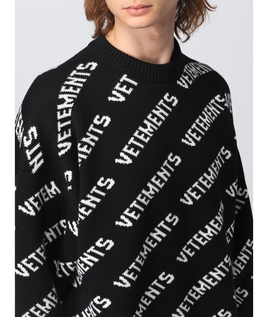 VETEMENTS Черный джемпер / свитер, фото 6