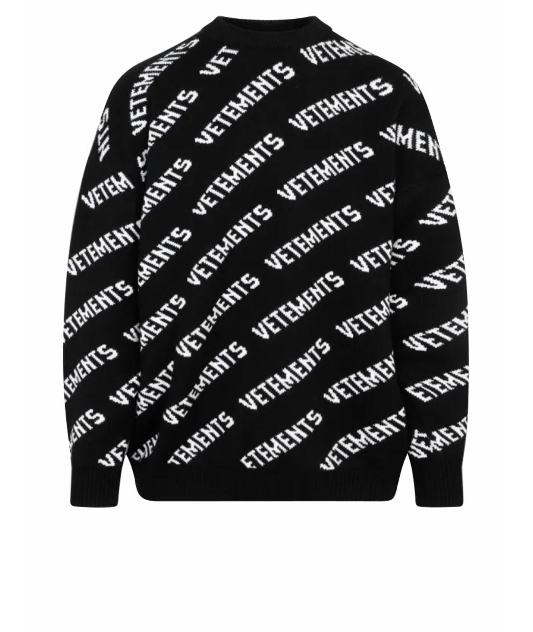 VETEMENTS Черный джемпер / свитер, фото 1