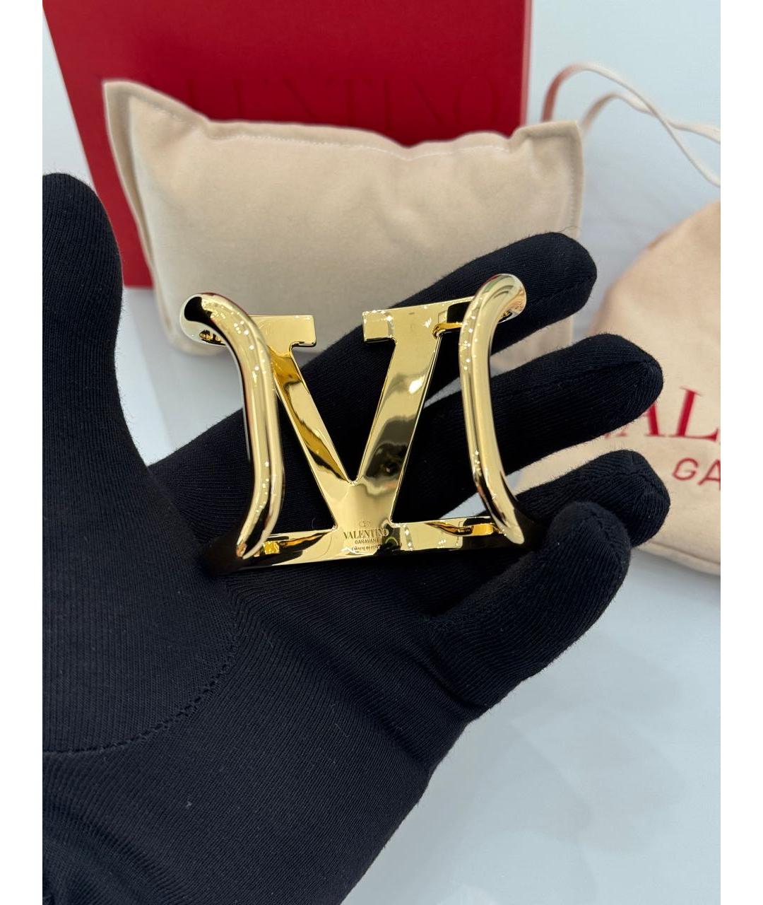 VALENTINO Золотой латунный браслет, фото 6