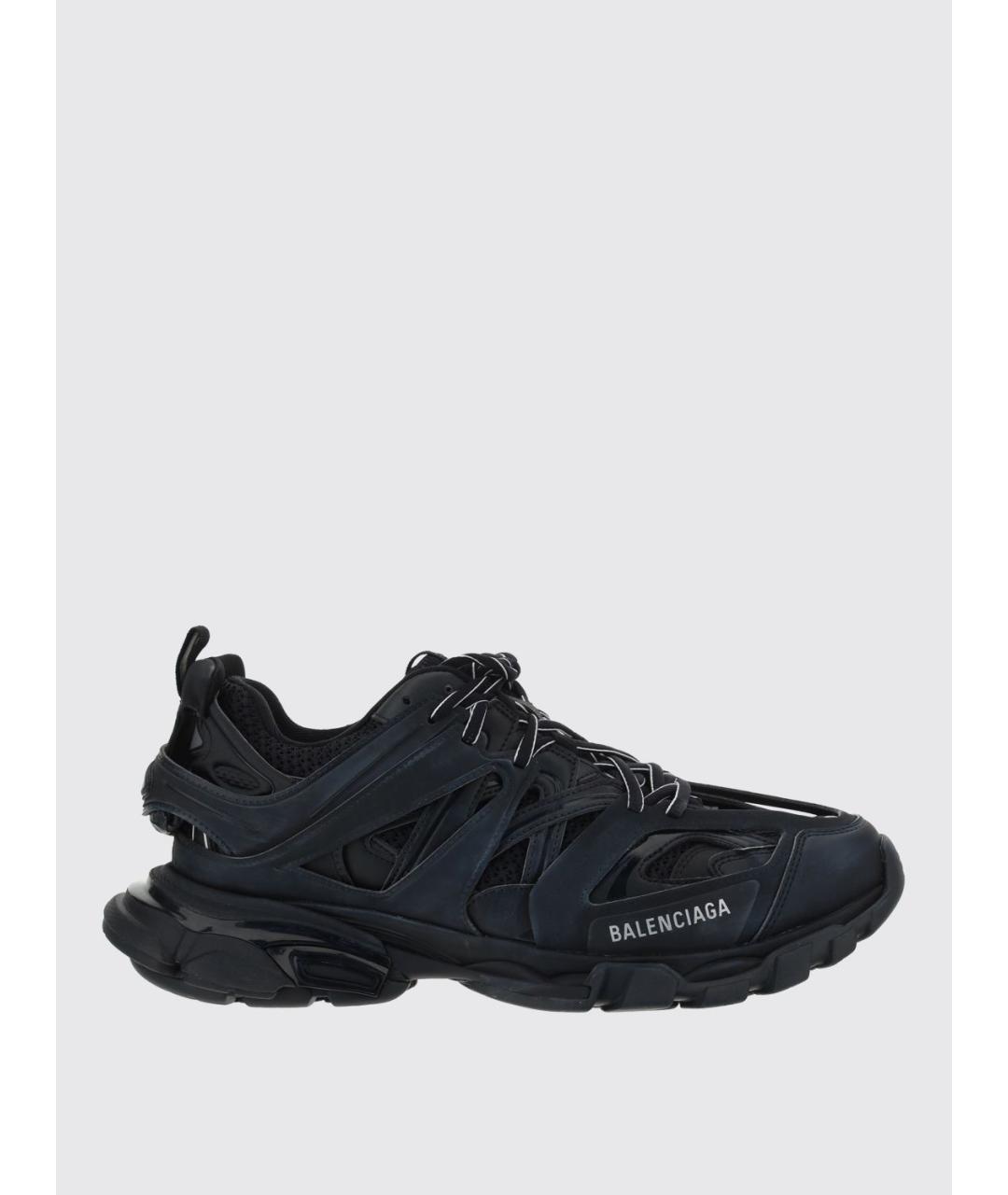 BALENCIAGA Черные низкие кроссовки / кеды, фото 4