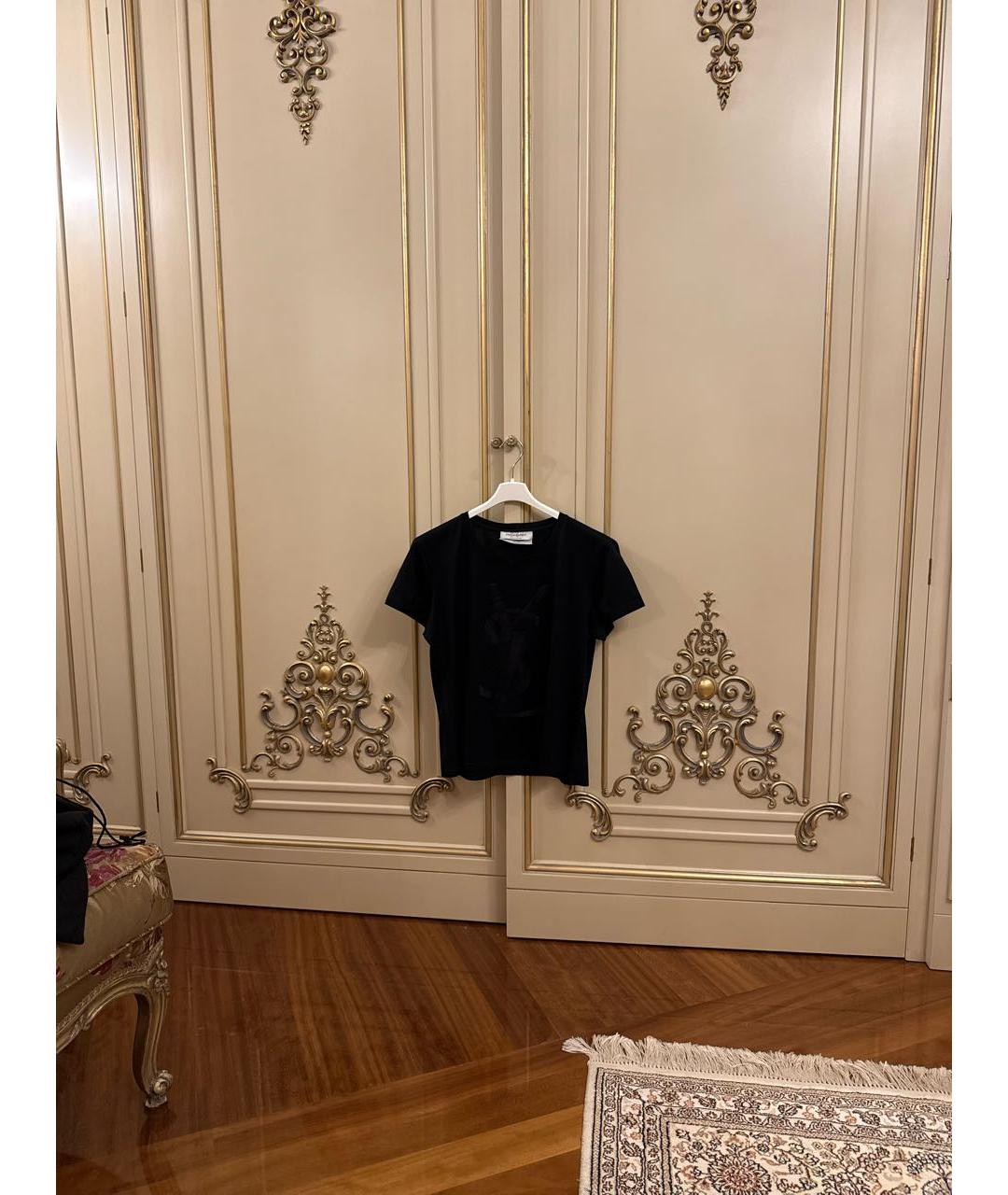 SAINT LAURENT Черная футболка, фото 5