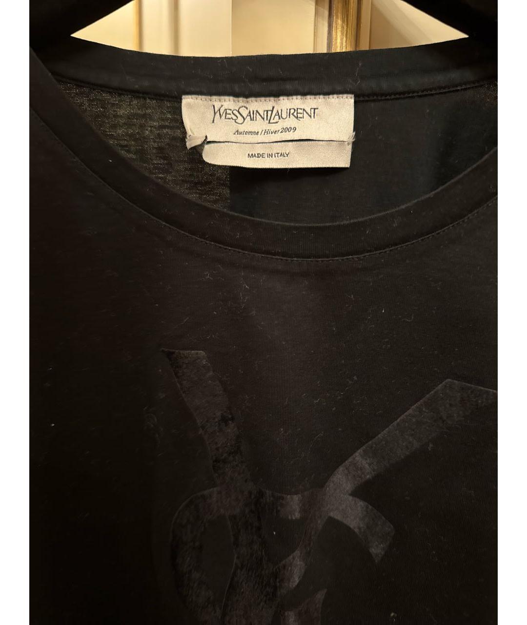 SAINT LAURENT Черная футболка, фото 4