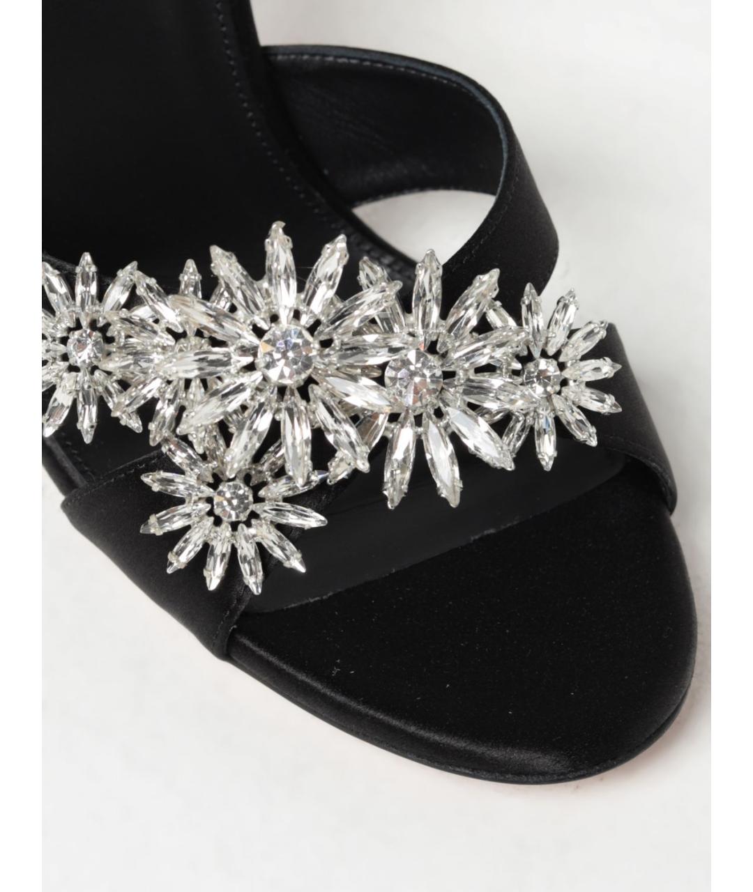 AQUAZZURA Черные босоножки, фото 4