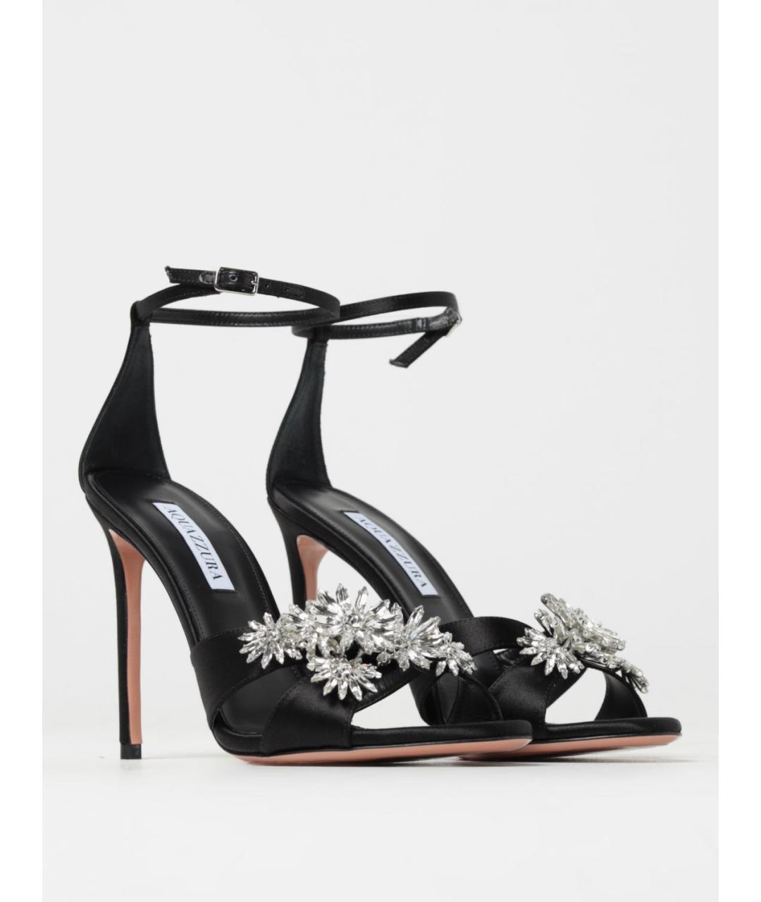 AQUAZZURA Черные босоножки, фото 2
