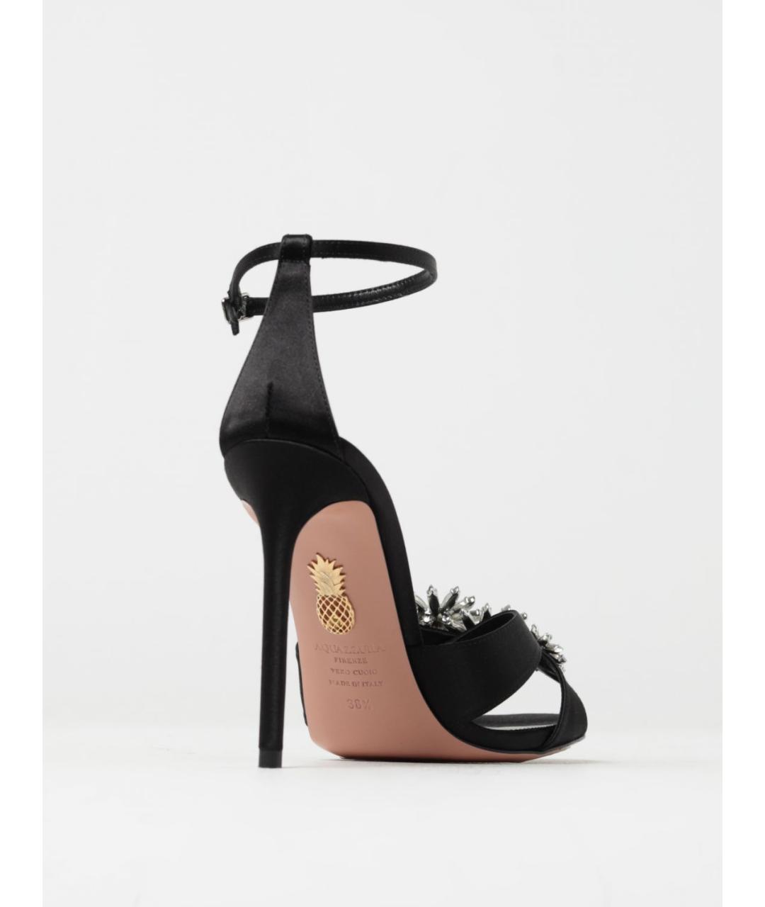 AQUAZZURA Черные босоножки, фото 3