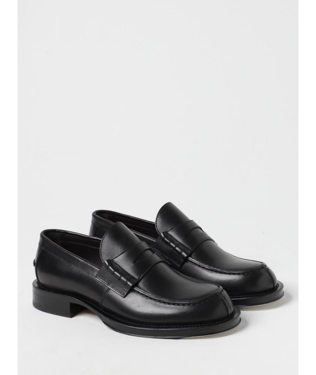 LANVIN Черные кожаные лоферы, фото 2