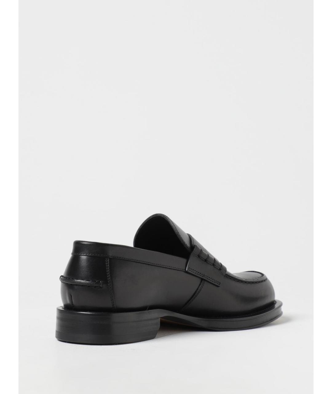 LANVIN Черные кожаные лоферы, фото 3
