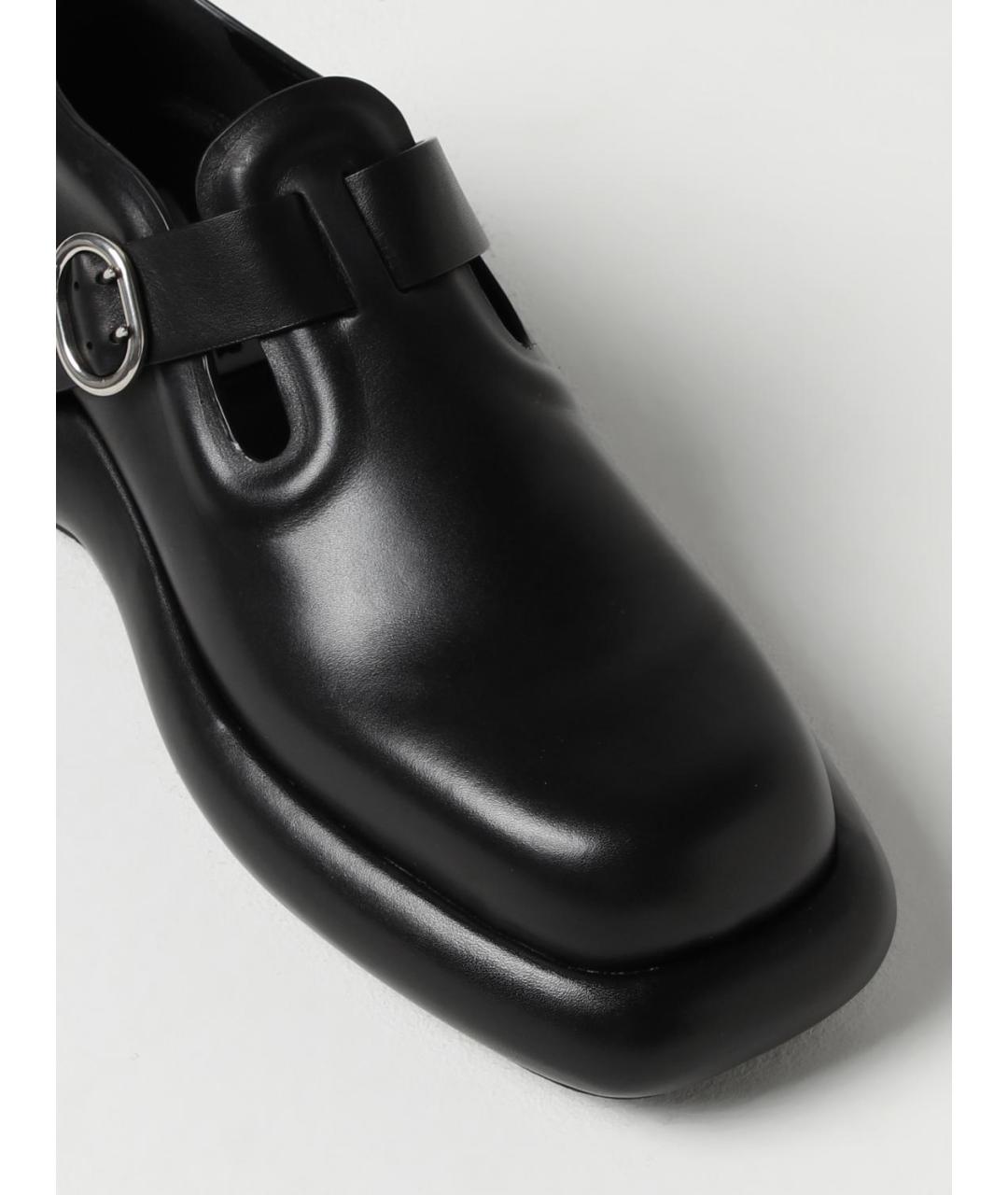 JIL SANDER Черные лоферы, фото 4