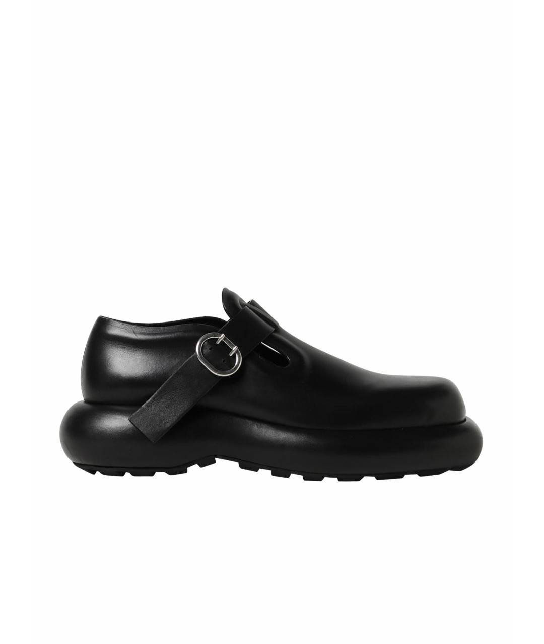 JIL SANDER Черные лоферы, фото 1