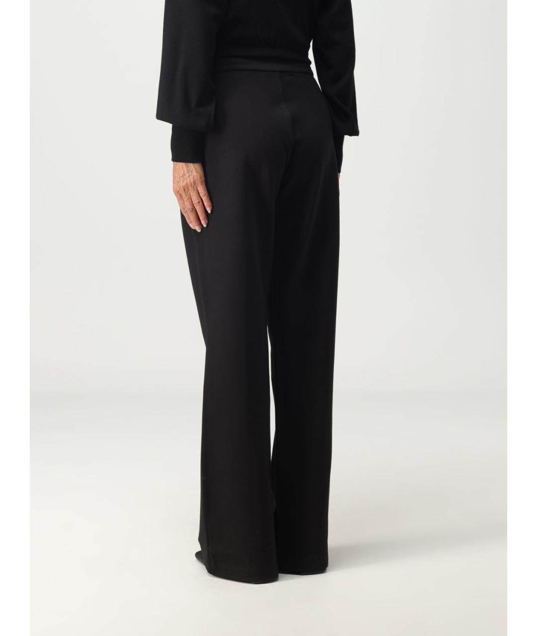 WEEKEND MAX MARA Черные прямые брюки, фото 2