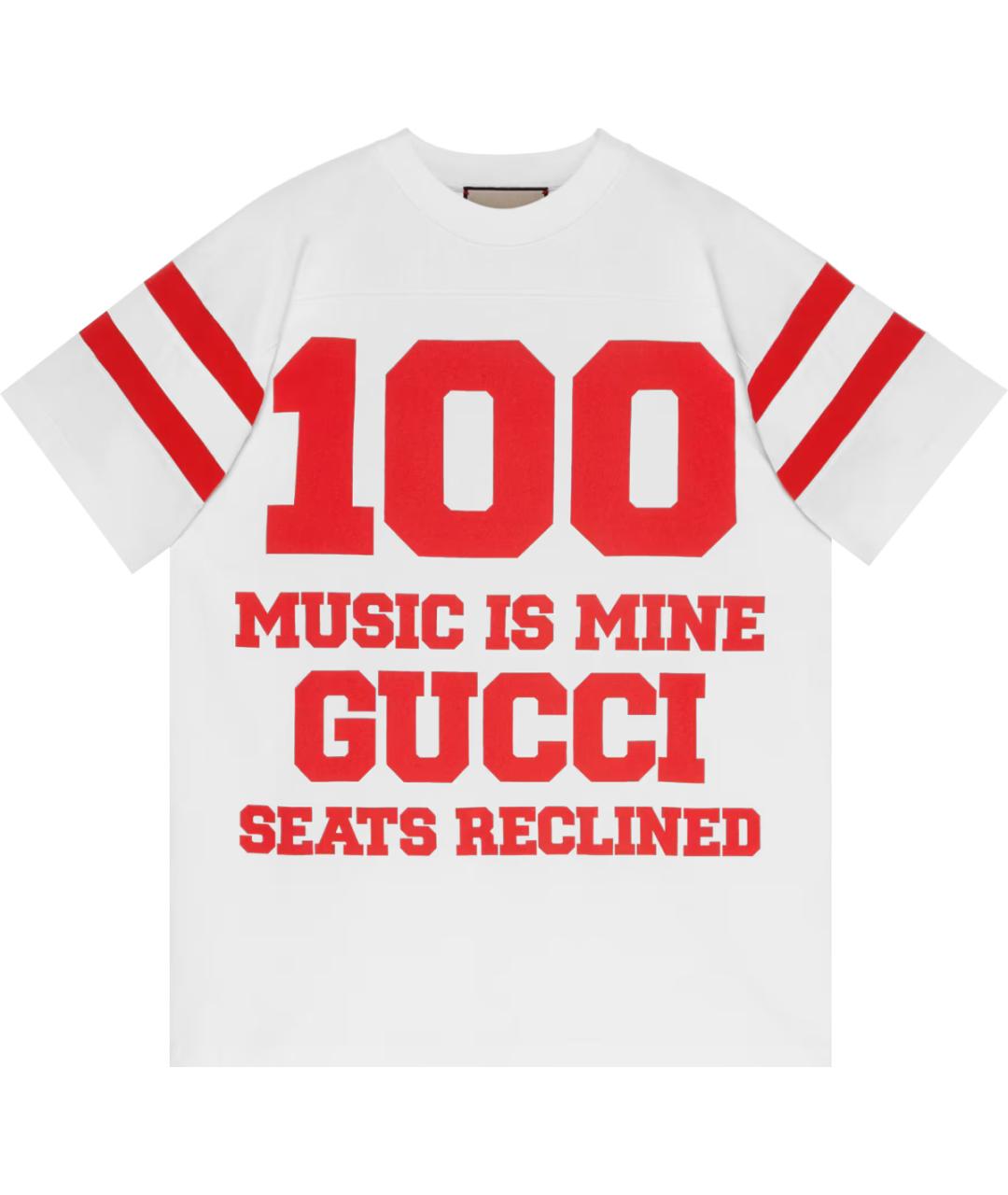 GUCCI Хлопковая футболка, фото 1