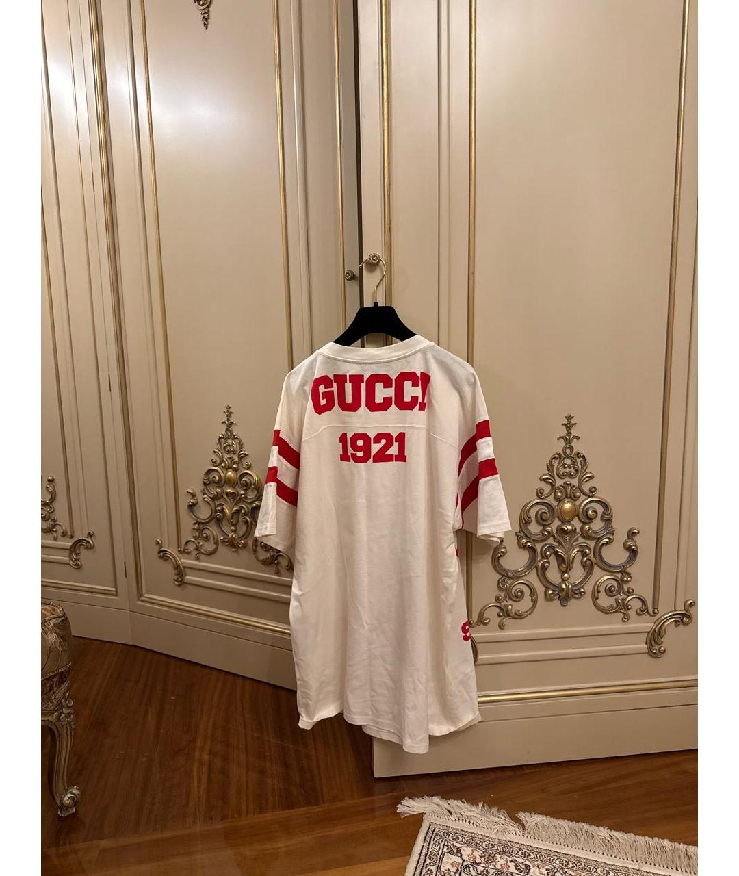 GUCCI Хлопковая футболка, фото 3