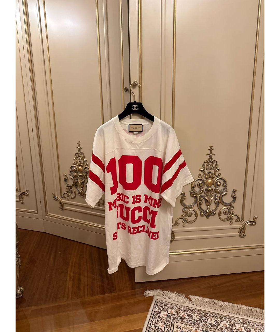 GUCCI Хлопковая футболка, фото 2