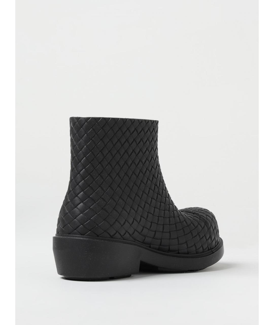 BOTTEGA VENETA Черные резиновые ботинки, фото 3