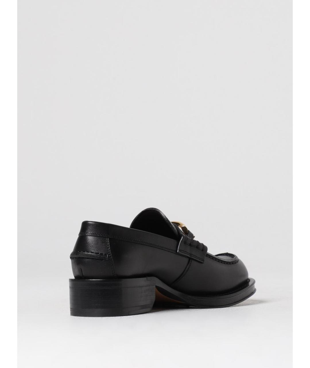 LANVIN Черные кожаные лоферы, фото 3