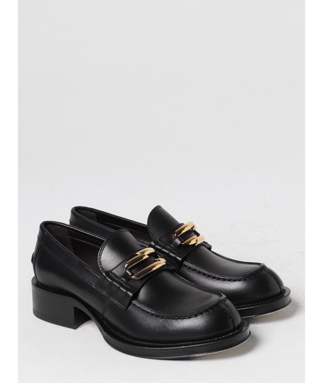 LANVIN Черные кожаные лоферы, фото 2