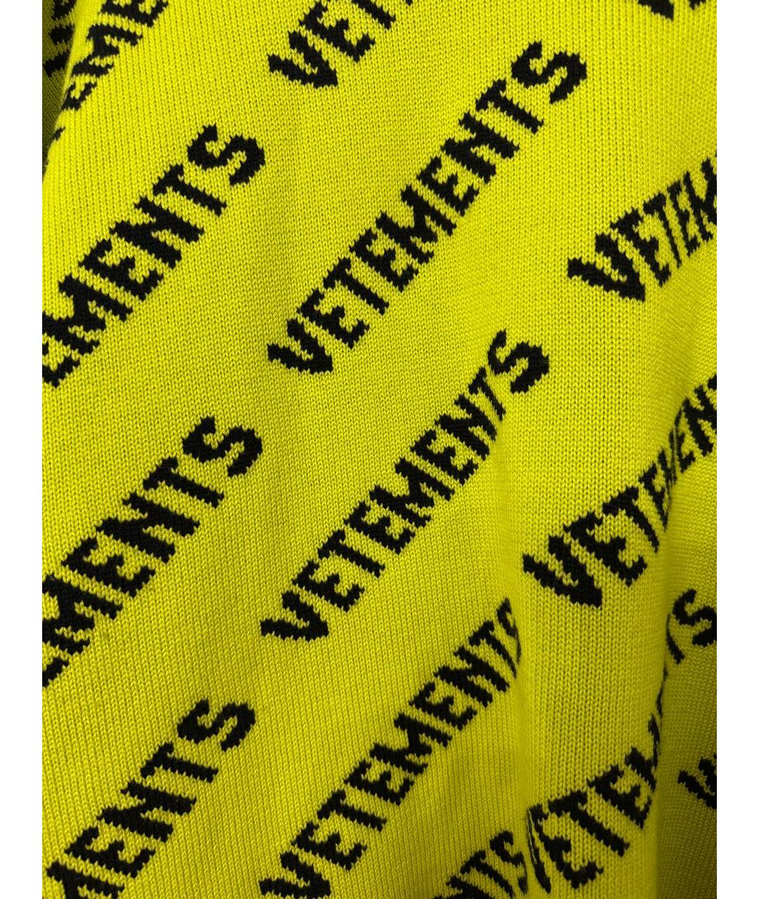 VETEMENTS Салатовый шерстяной джемпер / свитер, фото 4