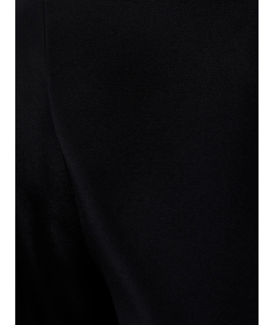 MAX MARA Черная шелковая футболка, фото 3