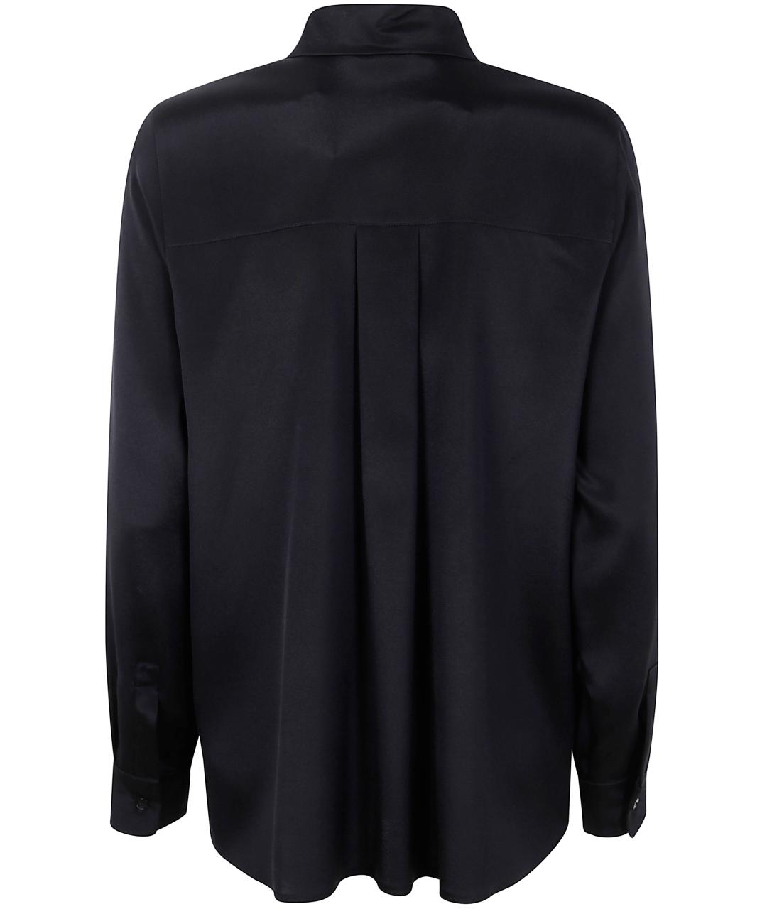 MAX MARA Черная шелковая рубашка, фото 2