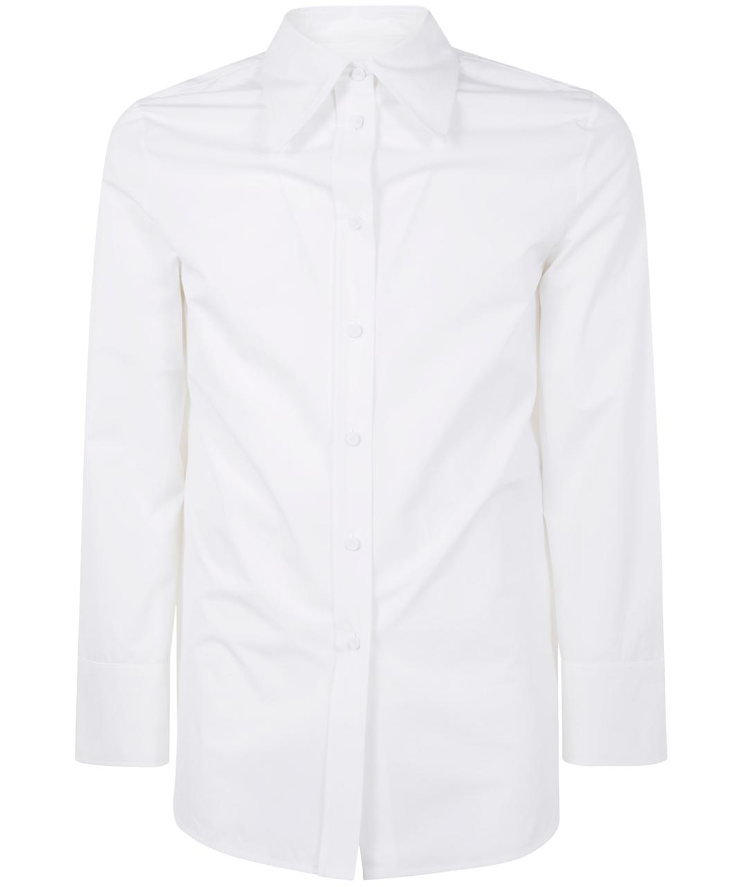 JIL SANDER Белая хлопковая рубашка, фото 1