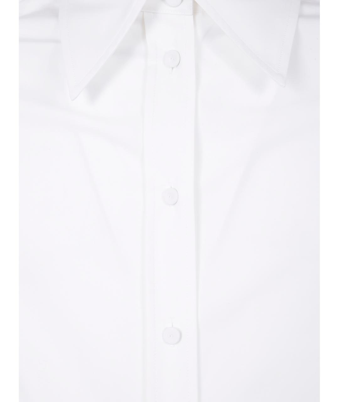 JIL SANDER Белая хлопковая рубашка, фото 3