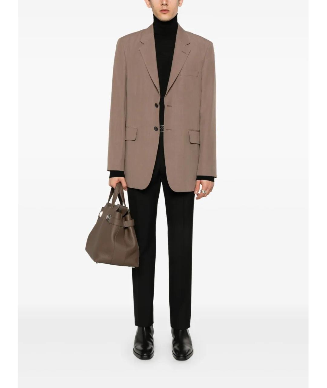 JIL SANDER Черный шерстяной джемпер / свитер, фото 4
