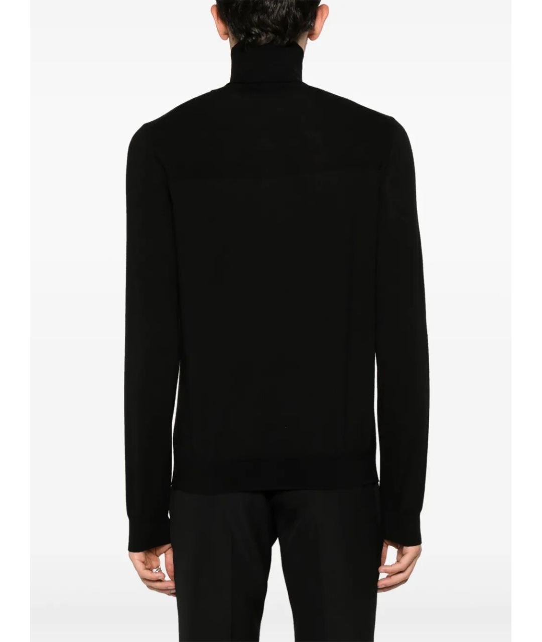 JIL SANDER Черный шерстяной джемпер / свитер, фото 5