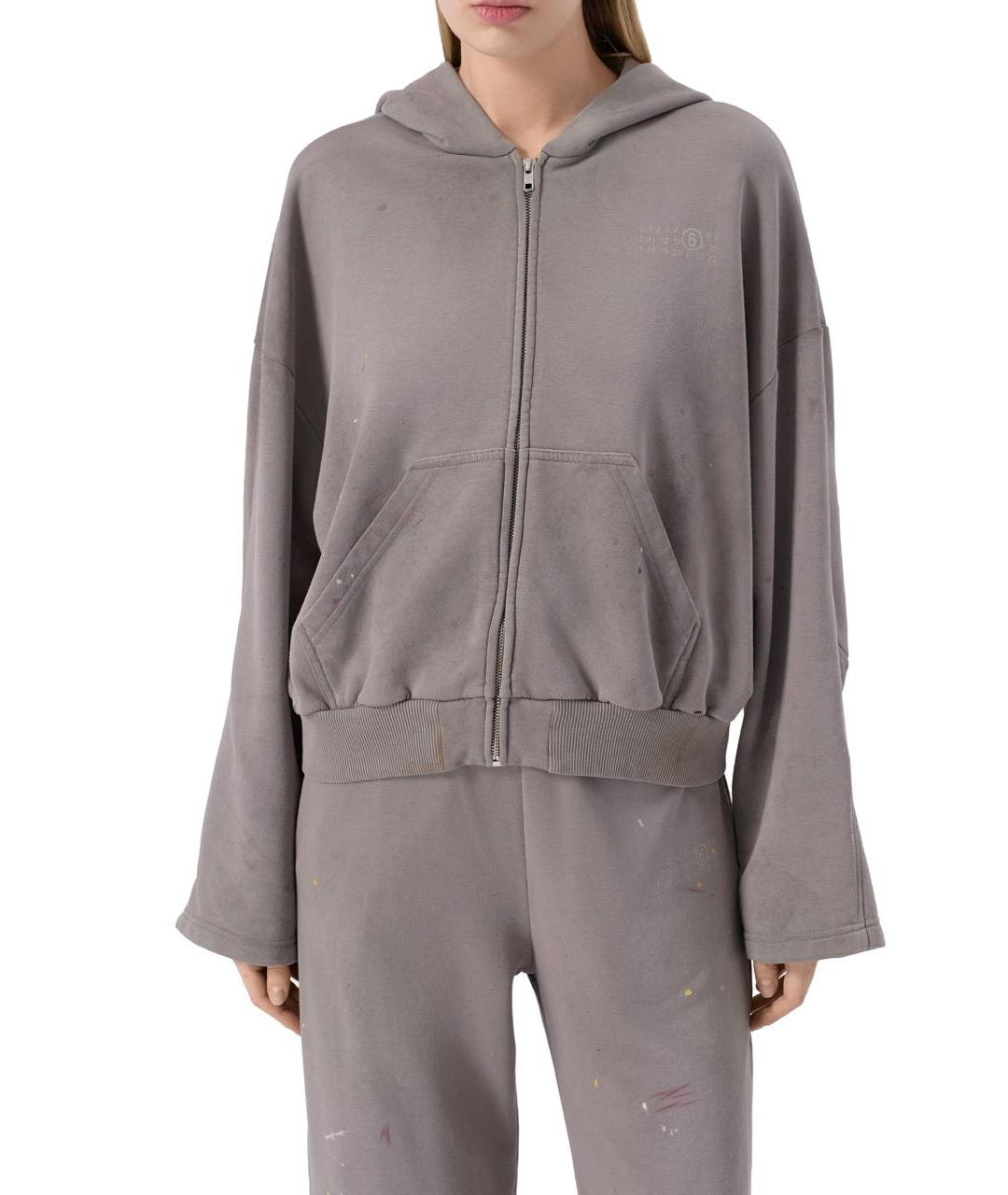 MM6 MAISON MARGIELA Серый хлопковый спортивные костюмы, фото 3