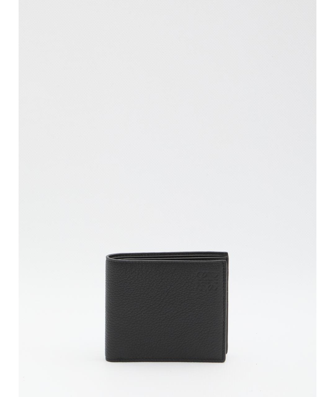 LOEWE Черный кожаный кошелек, фото 5