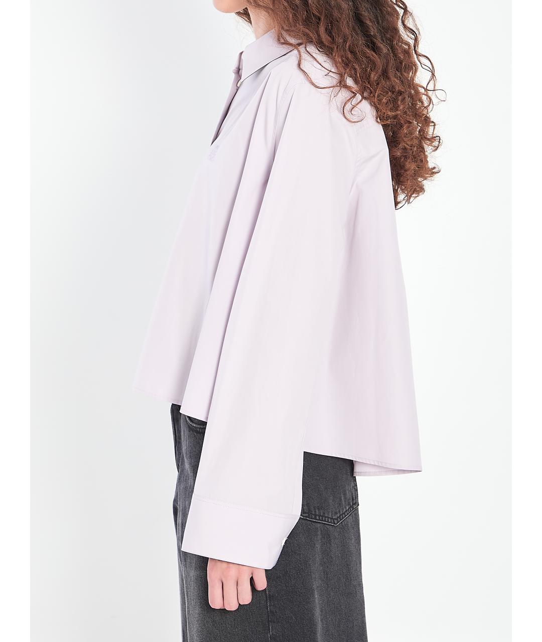 LOEWE Фиолетовая хлопковая рубашка, фото 4