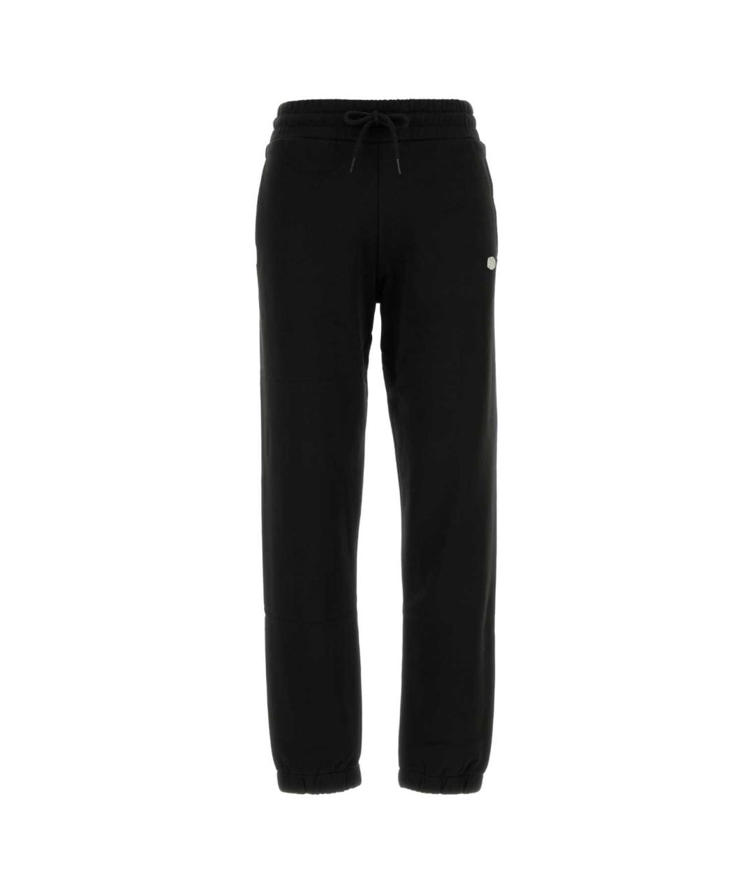 KENZO Черные хлопковые прямые брюки, фото 1