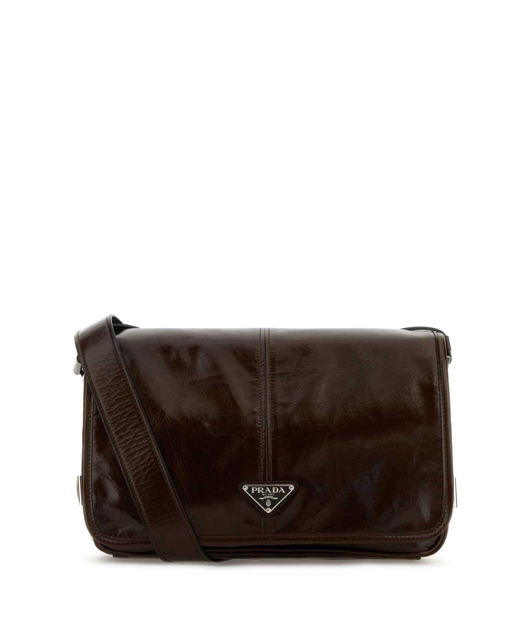 PRADA Коричневая сумка на плечо, фото 1