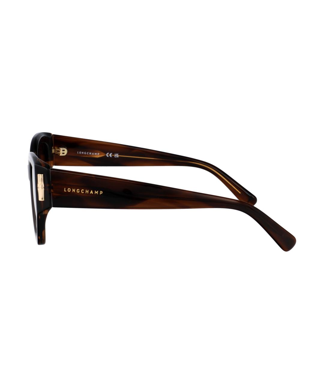 LONGCHAMP Коричневые солнцезащитные очки, фото 3