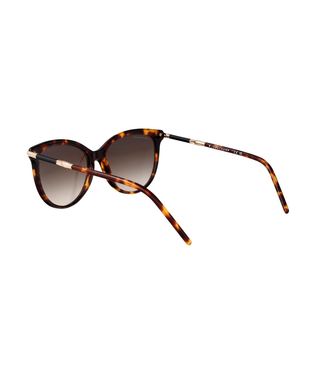 LONGCHAMP Коричневые солнцезащитные очки, фото 4