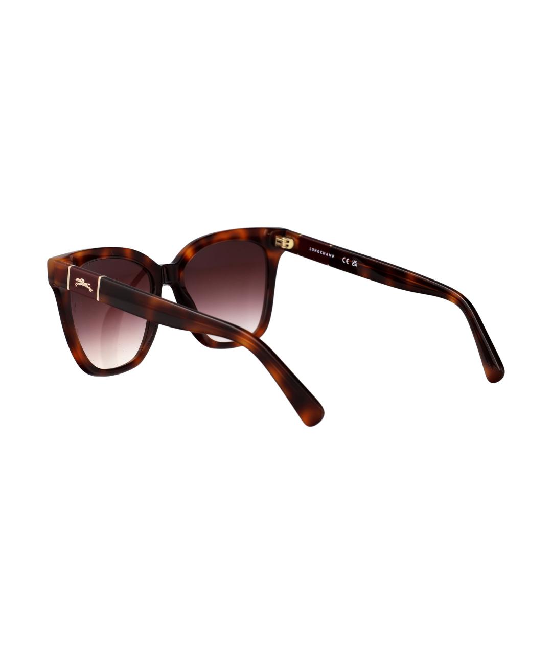 LONGCHAMP Коричневые солнцезащитные очки, фото 4