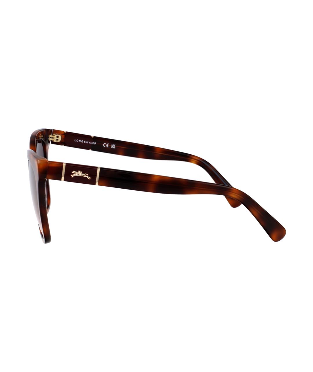 LONGCHAMP Коричневые солнцезащитные очки, фото 3