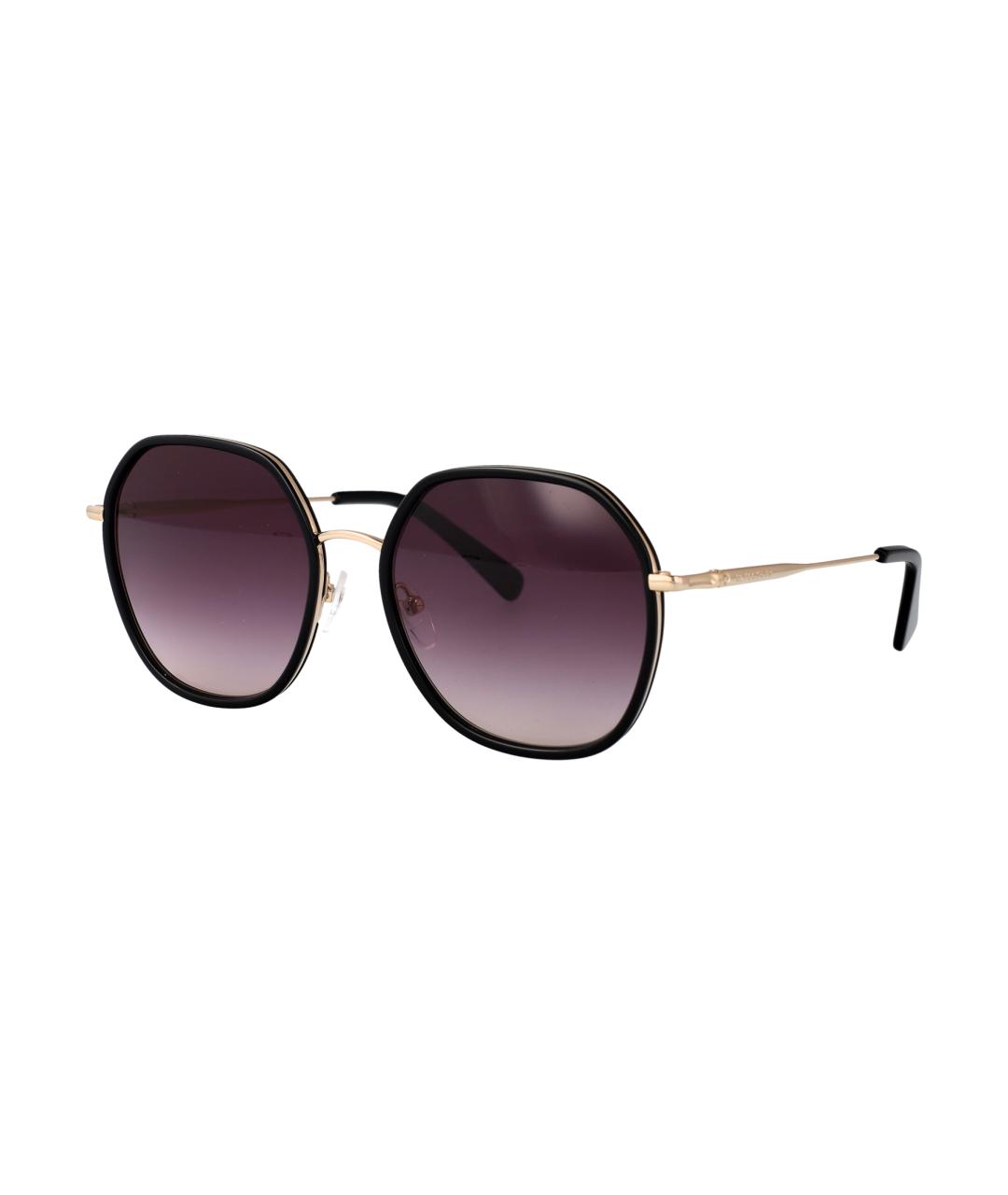 LONGCHAMP Золотые металлические солнцезащитные очки, фото 2