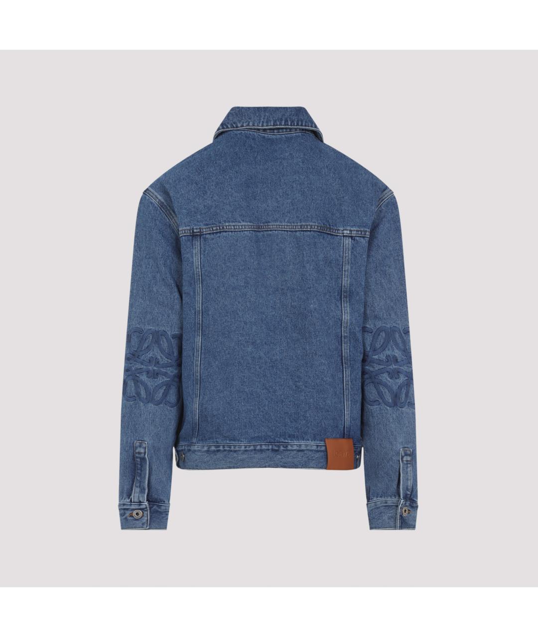 LOEWE Синяя хлопковая куртка, фото 2