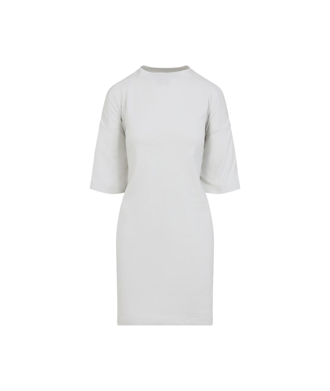 BALENCIAGA Белое хлопковое повседневное платье, фото 1