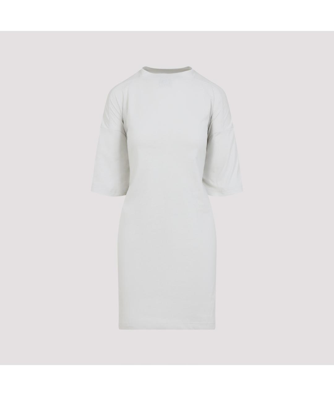 BALENCIAGA Белое хлопковое повседневное платье, фото 2