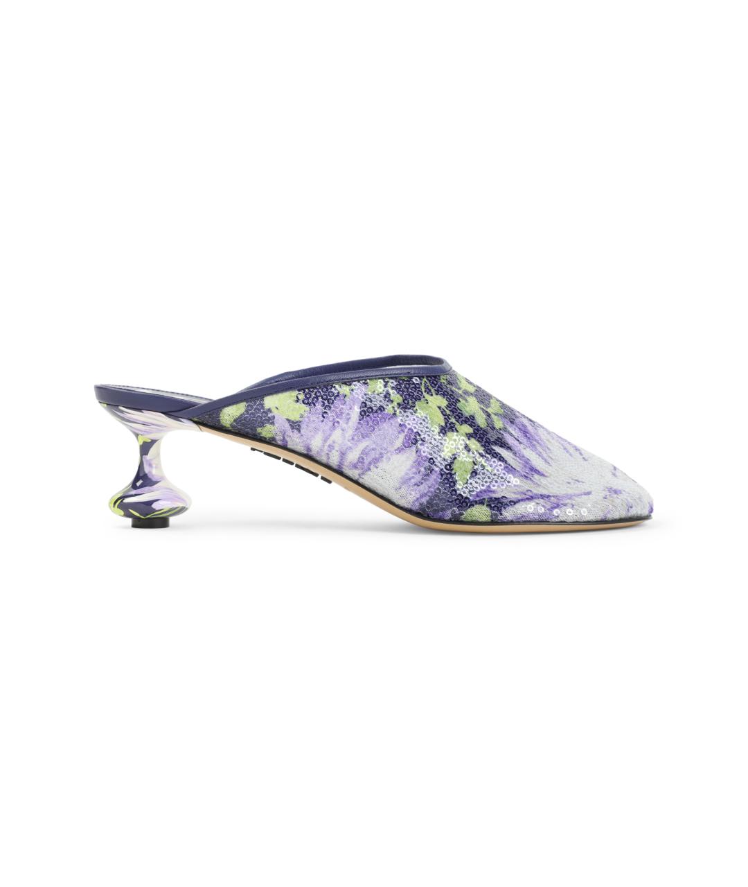 LOEWE Мульти синтетические мюли, фото 1
