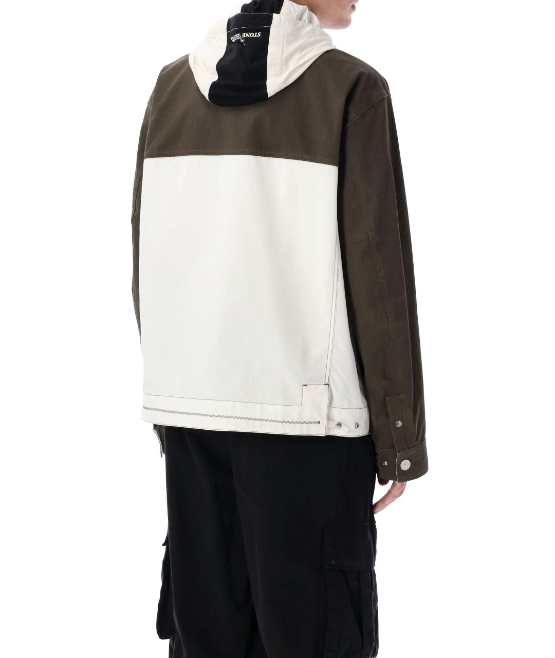 STONE ISLAND Хаки хлопковая парка, фото 3