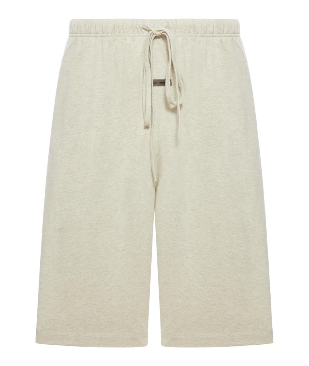 FEAR OF GOD ESSENTIALS Бежевые хлопковые шорты, фото 1